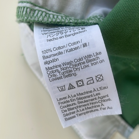 J.Crew Crewcuts White Green Preppy Sweater Polo Pleated Shorts LOT OF 2 Size 5 - Picture 11 of 11